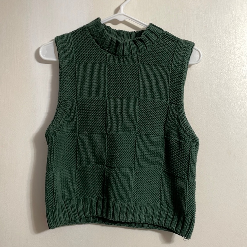 Crescent Checkered Vest